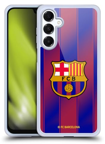 Head Case Designs Offizielle FC Barcelona Home 2025/26 Wappen-Set Gelhülle [Militärischer Schutzgrad] Kompatibel Mit Samsung Galaxy A16 5G Und Kompatibel Mit MagSafe