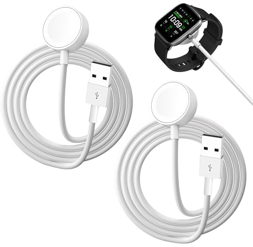 2Pcs Upgraded iWatch Charger Compatible with Apple Watch Charger Fast Efficient USB Magnetic Charging Cable Safer and Portable Fast Accessories for iWatch Series 11/10/9/8/7/6/5/4/3/2 Ultra 2/SE