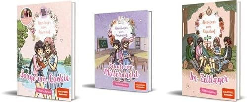 Die Abenteuer vom Rosenhof-Set: 3 Bücher + 1 exklusives Postkartenset