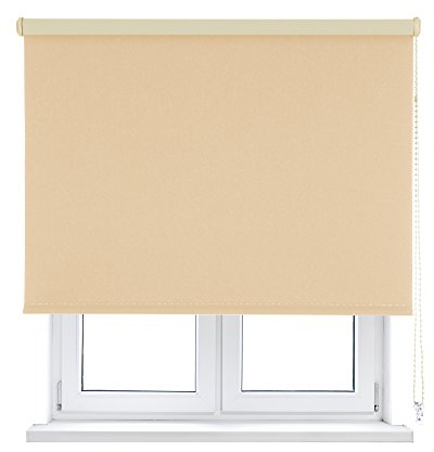 VIEWTEX Thermo-Rollo, Blickdicht, Aprikose, 120 x 250 cm, blockiert das Licht, 5 Jahre Garantie
