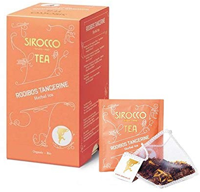 SIROCCO TEE - ROOIBOS TANGERINE - Organisches Rotbusch-Tee mit Tangerine - 20 Teebeutel