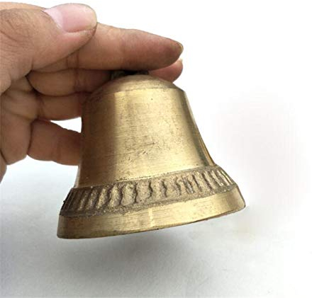 TuToy Vintage Kupfer Kuh Glocke Antike Pferd Schaf Kamel Hund Haustier Haustier Laute Glocke Bauernhof Grazing Dekorationen - L