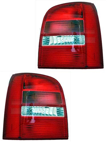 Heckleuchten Rückleuchten Rücklicht Set rechts & links Satz für Modell A4 (8D2/8D5) Baujahr: 02/1999-12/2001 Kunststoff ohne Lampenträger