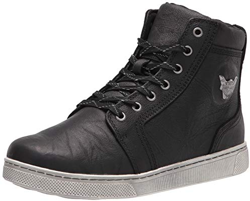 HARLEY-DAVIDSON FOOTWEAR Stivali da moto Bateman donna, Nero Nero, 9 Wide