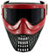 Paintball Maske JT Proflex X Thermal mit Quick Change System - red/black