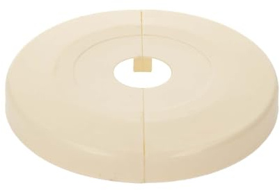 tecuro Scharnierrosette Ø 18 mm x Ø 85 mm x 8 mm - Kunststoff ABS weiß