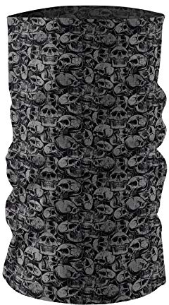 Maskworld Schlauchschal Multifunktionstuch Halstuch Kopftuch - Skull - stylish - atmungsaktiv - elastisch - für alle Gelegenheiten