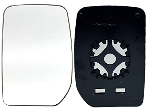HZ-DESIGN Spiegelglas Spiegel Außenspiegel Glas Links unbeheizt passend für Ford Transit 2000-2014