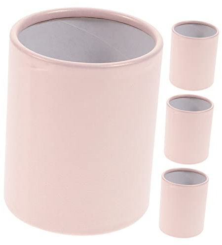 STOBOK 4 Stücke Boxen Kuscheleimer Hutschachtel Aufbewahrungsbox Herz Form Geschenkbox Runder Pflanzer Valentinstag Geschenkboxen Blumeneimer Flowerbox Hochzeit Blumenkästen Papier Braut