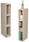 Iris Ohyama, Aufbewahrungseinheit, Bücherregal, Set aus 2 kleinen Elementen mit 3 modularen Regalen, modern, Bücher, CDs, Büro, Schlafzimmer, Wohnzimmer, UB-9015, Hellbraun