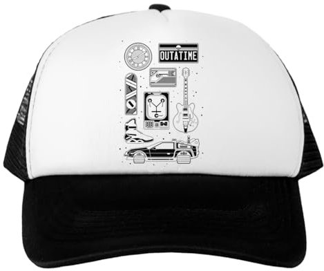 Generisch Bttf Icon Set Baseballkappe, Unisex, Klassische Passform