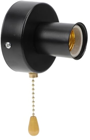 Veemoon Moderne E27 Zugkettenlampe Zubehör Edelstahl Lampenfassung Mit Zugwandleuchte Lampenfassung Für Decke