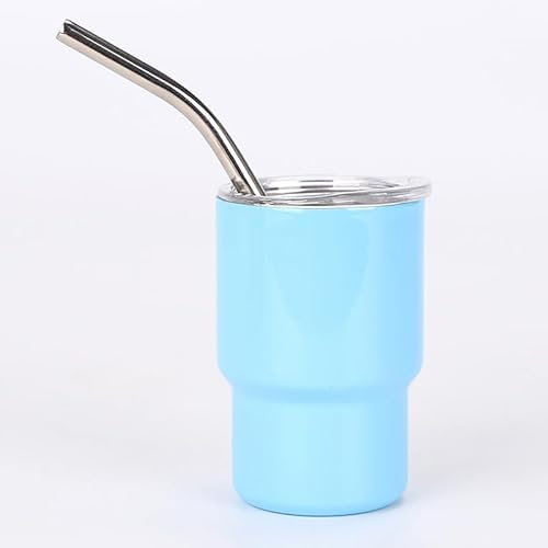 kekafu 1PC 7 Oz Mini Tumbler Tumbler Colorato in Acciaio Inox Tumbler Tazze Isolate a Doppio Parete