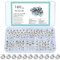 TOOINKCV 180 Pezzi M5 Dadi Esagonali, Set di Dadi di Bloccaggio, Dado Autobloccanti, Metrici Dado di Fissaggio Controdado Assortimento per Bulloni e Viti (M5)