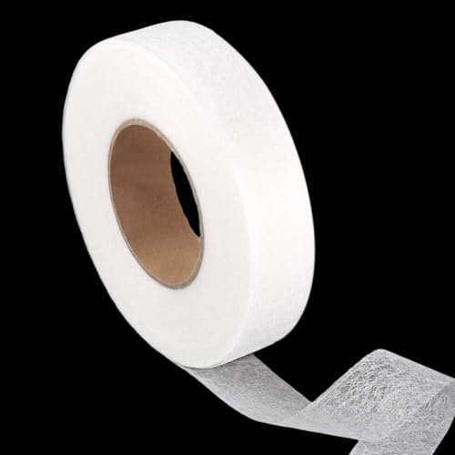 RIVIEVAL 70 Yards Wonder Web Saumband zum Aufbügeln, Saumband, extrabreites Gewebe, Saumbandrolle ohne Nähen, Aufbügelband für Hosen, Vorhänge, Kleidung, Jeans, Kleidungsstücke