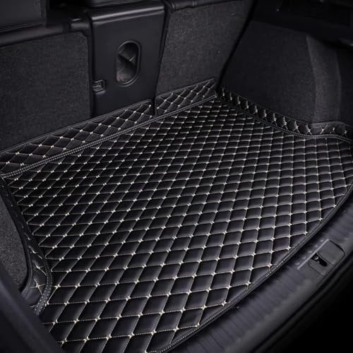 MYTZNB Kofferraummatte,kompatibel mit VW Caddy Maxi 2015-2024, Laderaumabdeckung, Schutzfolie, Zubehör,3-Black-Silver