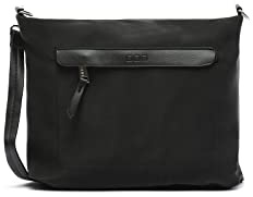 MISAKO Nova Kleine Umhängetasche aus Nylon Damen - Nova Schwarz 21 X 25 X 7 cm