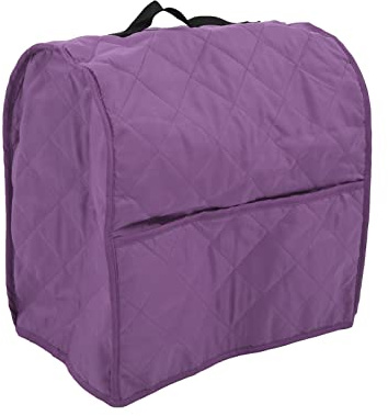 Quilted Mixer Cover with Pockets Handle Dust Shield | Protective Dust Shield for Stand Mixer, Polyester Pongee, Kitchen Countertop Cover with Storage, for Baking Cooking