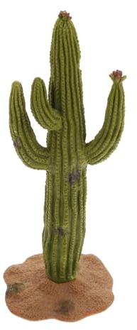 Cabilock Decorative Micro Cactus Model PVC Green Artificial Accent