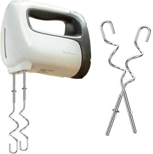 Mrchrogge Accessori per impastatrice elettrica, gancio per impastatrice in acciaio inox per Kitchen Aid, agitatore per burro di arachidi e accessori per fruste.