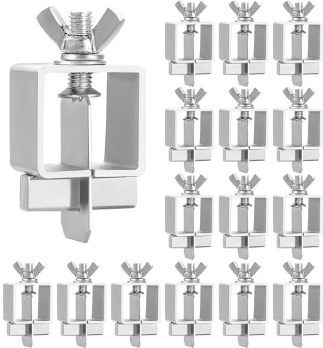 DASBET 16 PCS Butt Welding Clamps, Small Panel Clamps for Auto Body, Sheet Metal Edge-to-Edge Welding, Reusable Spot Welding Tools for Car Repair and Fabrication