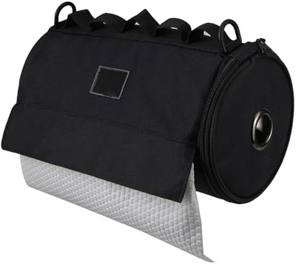 Papierhandtuch-Reisetasche – Camping-Papierhandtuchhalter, tragbare Geschirrtuch-Aufbewahrungstasche, hängende Papierhandtücher-Box mit Haken, kompakter Küchentuchhalter, Papierhandtuchhalter für Auto