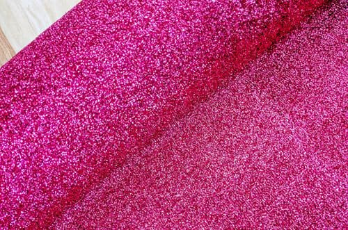 Lurex-Stoff Vegas Meterware, Glitzerstoff transparent, Dekostoff Glitzereffekt, Kostümstoff Lametta, Karnevalstoff, Cocktailkleid nähen *Ab 50 cm, Farbe: 017 pink