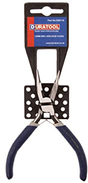 DURATOOL D00119 4.7 (120mm) Mini Long Nose Pliers