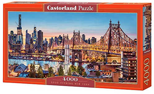 Castorland C-400256-2 Good Evening New York, 4000 Teile Puzzle, bunt, CSC400256