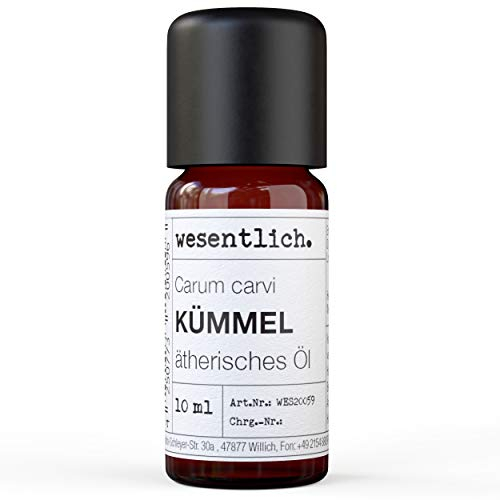 Kümmelöl - reines ätherisches Öl von wesentlich. - 100% naturrein aus der Glasflasche (10ml)