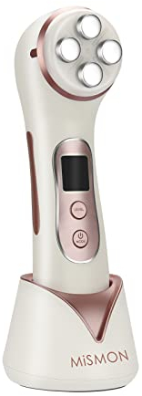 Radiofrequenza Viso Dispositivo di Bellezza ad Ultrasuoni, Massaggiatore,5 in1 Bellezza viso Multifunzionale, Massaggio terapia mesoterapia LED Photon, Fototerapico ION Stringendo la pelle Anti-aging