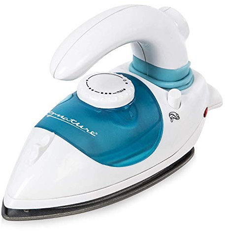 Swan household ® - Travel Steam Iron 800w - Easy & Folding Dry Travel Steam Iron with Foldable handle and Variable temperature function - 21cm x 15cm