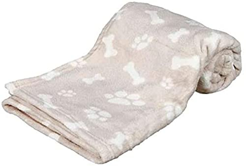 Trixie Kenny Decke für Hunde, Plüsch, 75 × 50 cm, beige - 37162