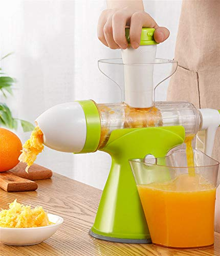 Hand Crank Juicer Multifunction Manual Fruit Squeezer Smoothie Blender Fruit Extractor Orange Lemon Juicer Ice Cream Maker (Color : GWKF0063)