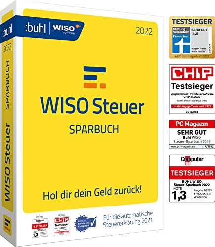 WISO Steuer-Sparbuch 2022 (für Steuerjahr 2021) | Postzustellung