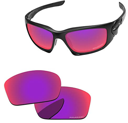 PapaViva Verres de rechange pour Oakley Scalpel OO9095/Scalpel Asian Fit OO9134, Midnight Sun, Scalpel