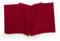 Solino Home Baumwolle Leinen Servietten Rot,4er Set Hohlsaum Dinner Servietten 20x20 Zoll,Maschinenwaschbare Stoffservietten für Frühling, Sommer, Hochzeit, Party,Handgefertigt und maschinenwaschbar