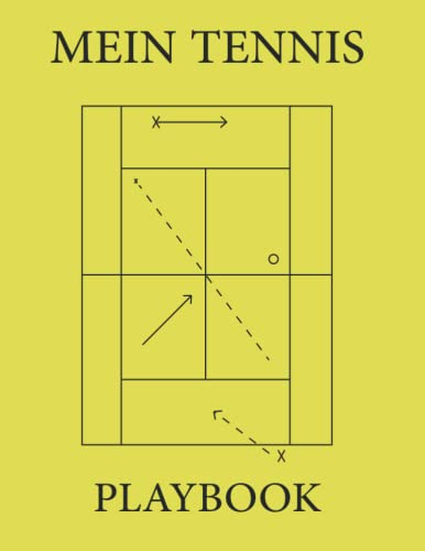 Tennis-Playbook 100 Seiten: Tennis Coaching Playbook zum Erstellen von Spielen, Übungen und Training