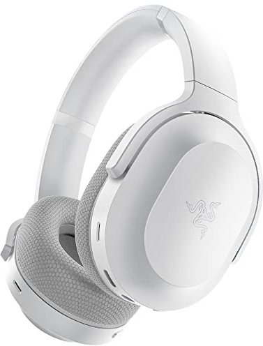 Razer Barracuda Wireless Gaming & Mobile Headset (PC, PlayStation, Switch 2, Android, iOS): 2.4GHz Wireless + Bluetooth - Integrated Noise-Cancelling Mic - 50mm Drivers - 40 Hr Battery - Mercury White