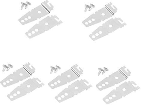 TEHAUX 10pcs under Counter Dishwasher Mounting Bracket Kit for Granite Countertop Professional Dishwasher Bracket Mounting Hardware for Installation under Sink Cabinet