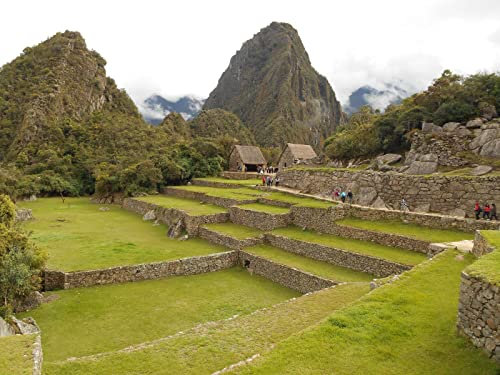 THISIT Ölgemälde Geschenk für Erwachsene Kinder Kits,Machu,Picchu,Peru,Gebäude-16 x 20 Zoll No Frame