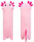 SNOWOLF Gefüllte Axolotl Lange Kissen Plüsch Tier Spielzeug Weiche Kawaii Stuff Kuscheltier Spielzeug Entzückende Umarmung Kissen für Kinder (50cm, rosa)