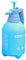 CHEOTIME Sprühflasche, 2 L Wasser Sprühflasche Kunststoff Gießtopf Verdickter Wassersprüher Drucksprüher Pflanzen mit Hohem Luftdruck für Die Gartenbewässerung (Blau)