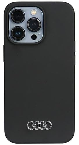 Audi Silicone Hülle für iPhone 13 Pro / 13 6.1 Schwarz Hard AU-LSRIP13P-Q3/D1-BK