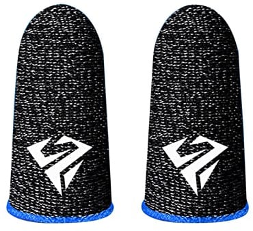 ulafbwur Gaming-Fingerhandschuhe Gaming-Fingerhülsen rutschfest schweißfest ultradünn Touchscreen-Handschuhe Fingerspitzenabdeckung für Mobile Games Gaming-Fingerhandschuhe Gaming-Daumenhülsen