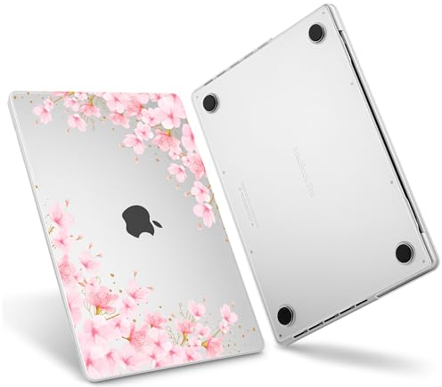 May Chen Compatible con M3 MacBook Pro de 16 pulgadas 2023 2022 2021 A2991 M2 A2780 M1 A2485 Pro/Max, funda rígida Surface Mac Pro de 16 pulgadas con pantalla Retina XDR y Touch ID, flor de cerezo