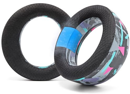 WC Freeze Pulse Elite – Kühlgel-Ohrpolster für PS5 Pulse Elite | Von Wicked Cushions | Dickeres Polster & breitere Öffnung | 90's Black