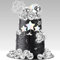 34 Stück Disco Cake Topper Geburtstag, Tortendeko Silber Kuchen Topper Discokugel Torten Deko Stern Kuchendeko für 70/80/90er Disco Musik Tanz Mottoparty Dekorationszubehör