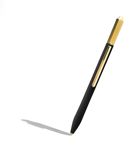 Ferris Wheel Press | Scribe Ballpoint Pen| Forged Ferrous | Copper Lacquered Body | Steel plated clip | Engraved rotating brass crown