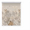 Home Office Roller Blind Thermal Blackout Window Curtains Roller Shade Patterned Shading Curtain Blackout Window Blind with Fittings (100x200cm,Style D)